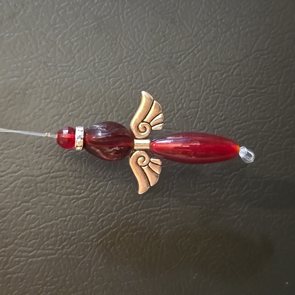RED GLASS ANGEL